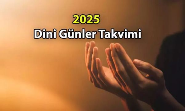 2025 Dini Günler